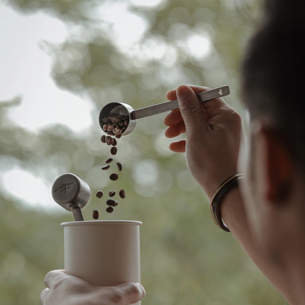 Long Measuring Spoon-stainless steel-silver spot-8g