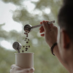 Long Measuring Spoon-stainless steel-silver spot-8g