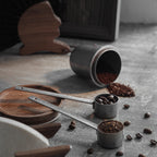 Long Measuring Spoon-stainless steel-silver spot-8g