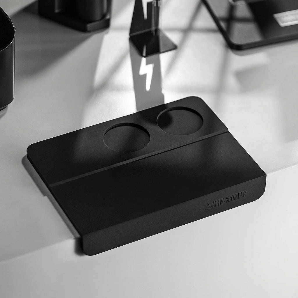 Silicone Pad-250*180mm-two holes-black
