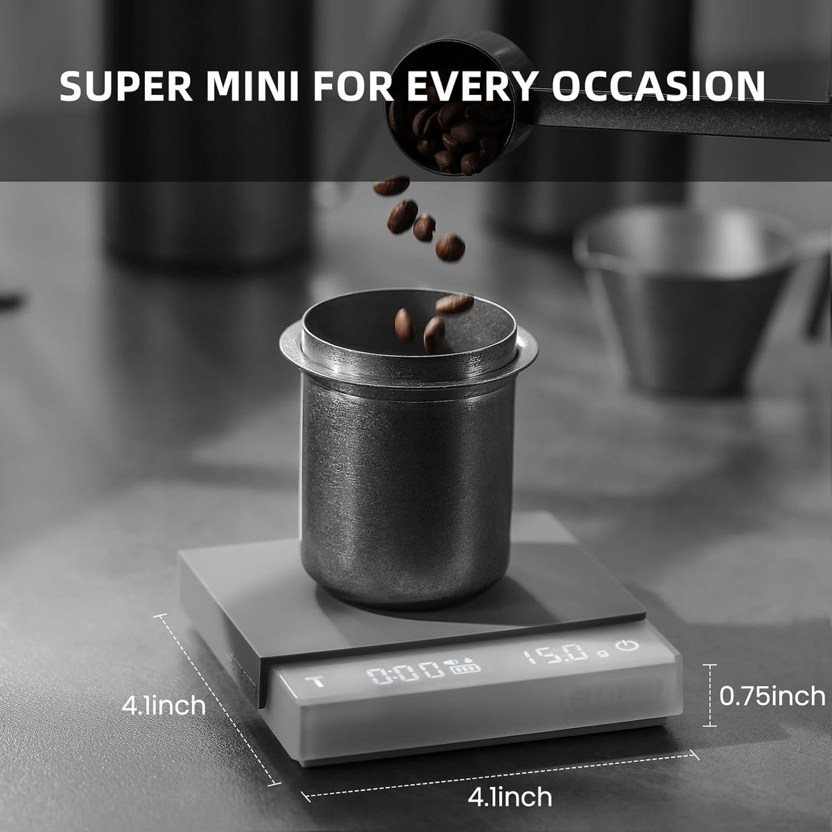 Cube Coffee Scale 2.0 Mini-White