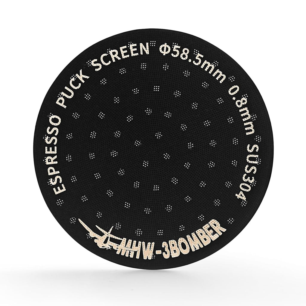 Espresso Puck Screen-58.5 mm-titanium plated black
