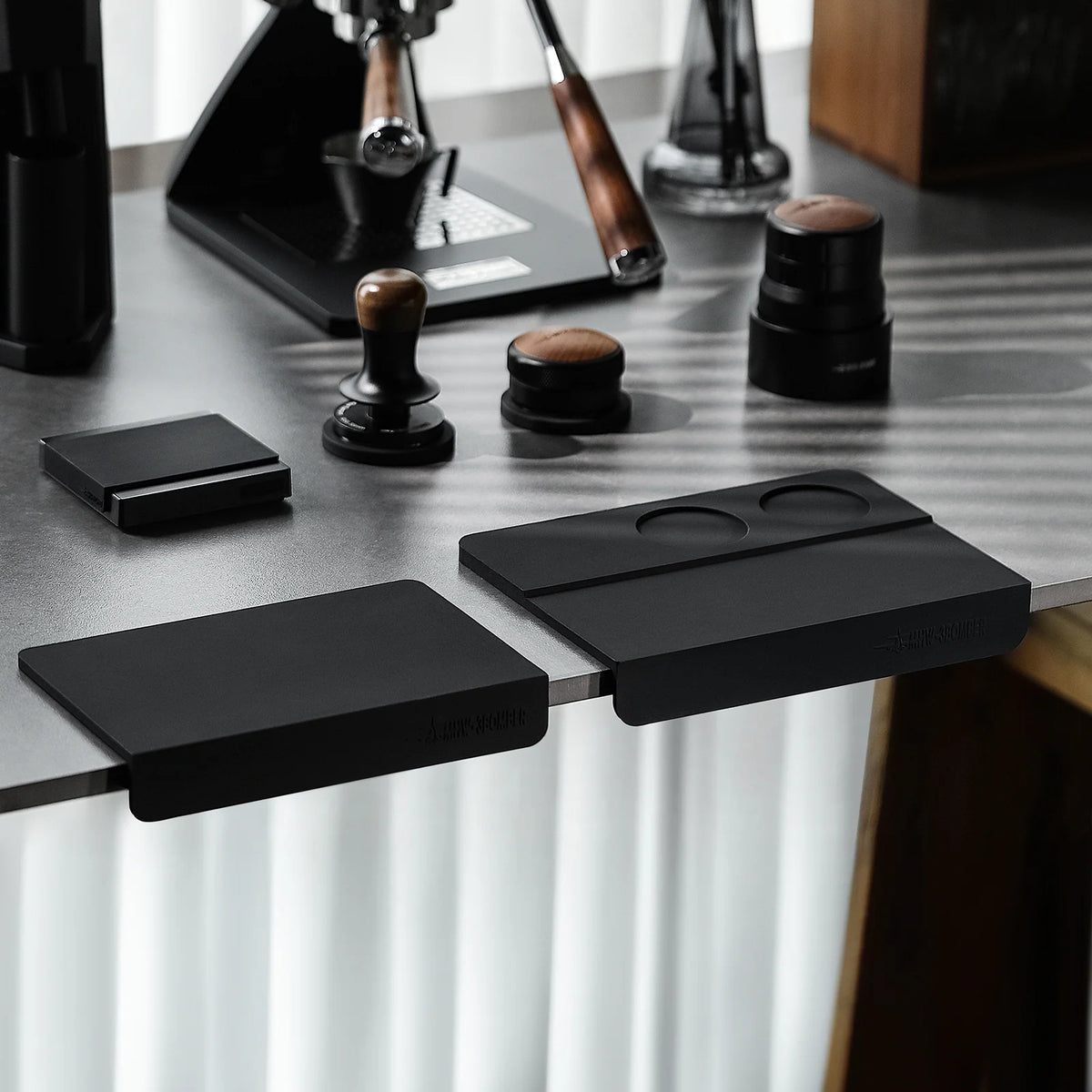 Silicone Pad-250*180mm-two holes-black
