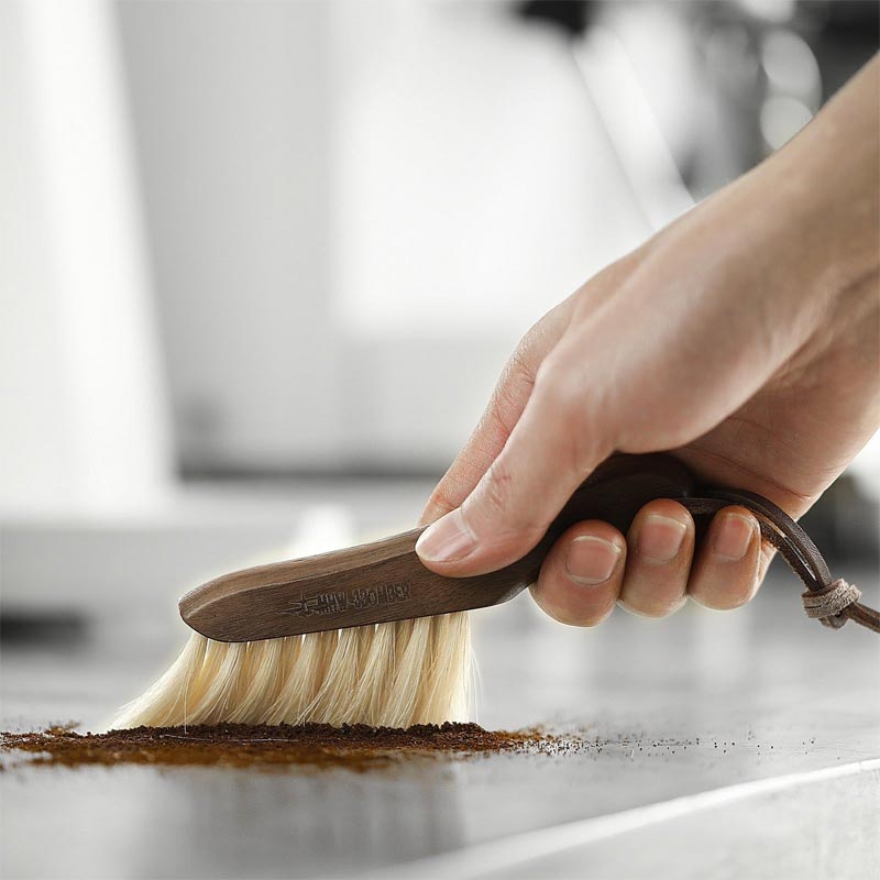 Knife Brush-130mm*33mm-white-walnut+horse hair