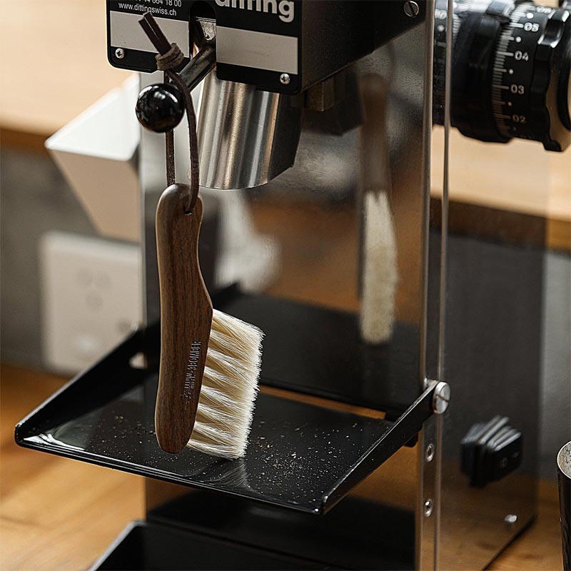 Knife Brush-130mm*33mm-white-walnut+horse hair